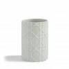 Kassatex White Rattan Tumbler