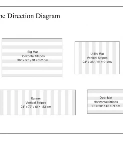 Gifts By Occasion Chilewich Floormat Skinny Stripe Shag Mats Steel (Available In Sizes) 5 Gifts By Occasion Chilewich Floormat Skinny Stripe Shag Mats Steel (Available In Sizes)