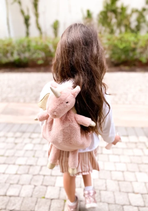 Mon Ami "ULIANA" UNICORN PLUSH BACKPACK 2 Mon Ami "ULIANA" UNICORN PLUSH BACKPACK