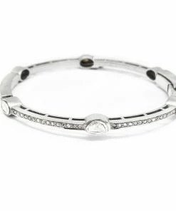 Vintage La Rose Rose Cut Diamond And Pave Diamond Bangle Gifts By Occasion