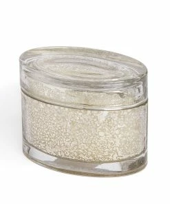 Kassatex Mercury Glass Cotton Jar