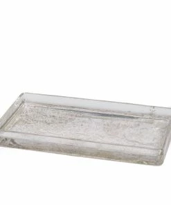 Kassatex Mercury Glass Tray Bathroom Accessories